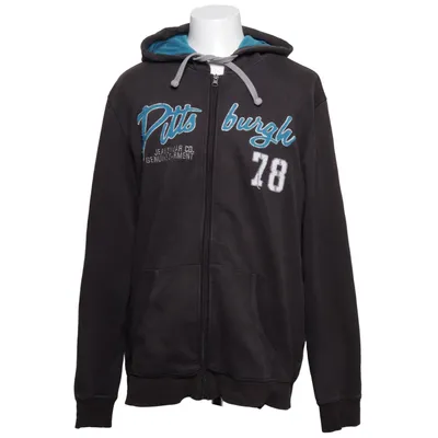 Hoodie (Brown, Blue) from VanVaan Cotton, Polyester