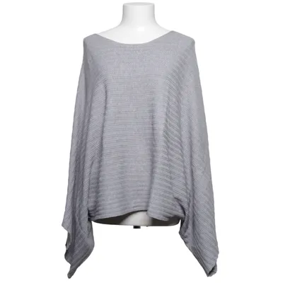 Poncho (Grå) från Moewy Polyester, Viskos