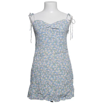 Klänning (Blå, Vit, Gul) från Mango Polyester, Viskos