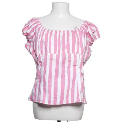 Top (Roze, Wit) van Pinup Couture Katoen, Elastaan