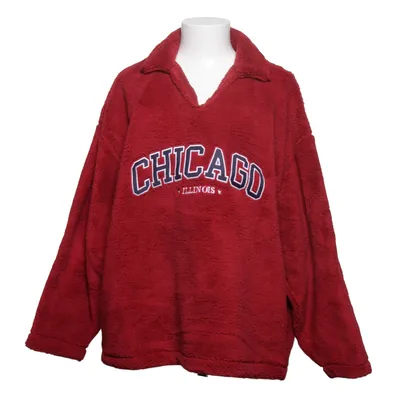 Fleece trui (Rood) van Collusion Polyester