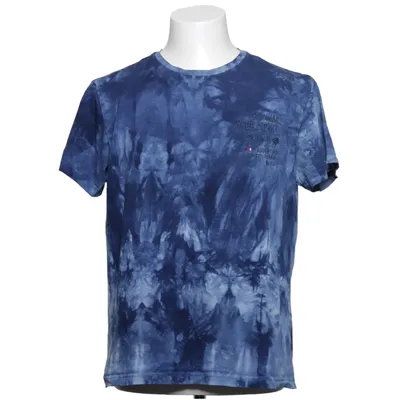 T-shirt (Blå, Hvid) fra Sail Bomuld, Elastan
