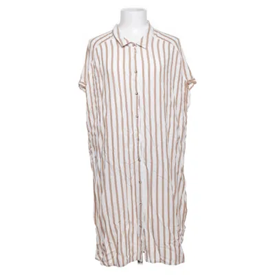 Shirt dress (White, Brown) from XLNT by KappAhl Viscose