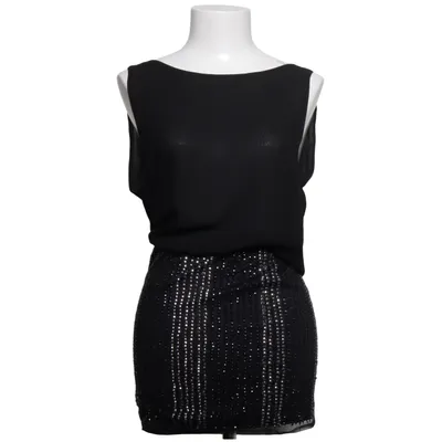 Cocktail dress (Black, Silver) from Bershka Dressy Collection