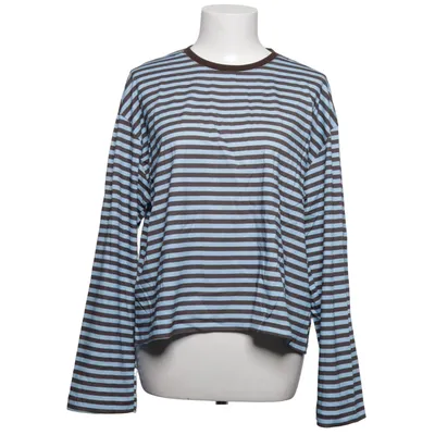 Lange mouwen shirt (Blauw, Bruin) van Design by Si Katoen