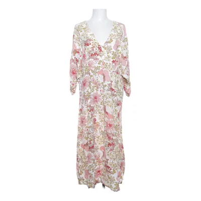 Maxi dress (White, Multicolored) from Indiska Viscose
