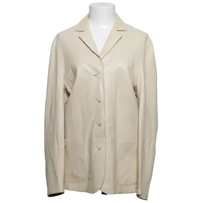 Läderkavaj (Beige) från Harvest Skinn