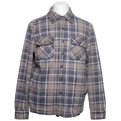 Flanellen overhemd (Grijs, Beige, Wit) van Infinity Man Polyester