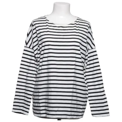 Lange mouwen shirt (Zwart, Wit) van Set Katoen