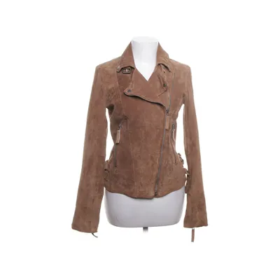 Läderjacka (Brun) från Freaky Nation Skinn, Polyester