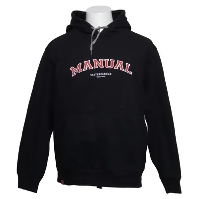 Huvtröja (Svart) från Manual Bomull, Polyester