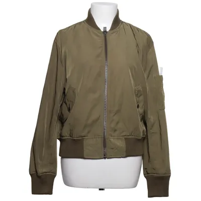 Bomber jacket (Green) from Mango Casual Acrylic, Elastane, Polyester