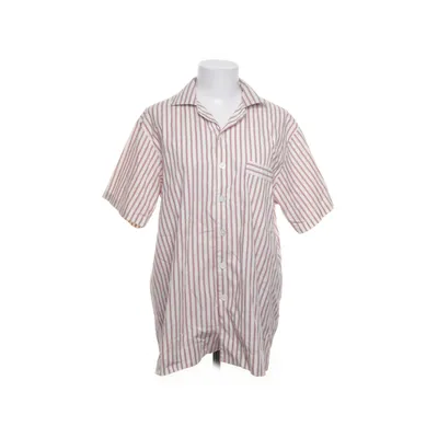 Short sleeve shirt (White, Red) from Tekla Organic cotton