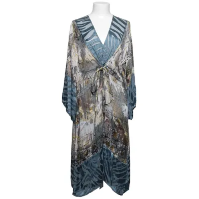 Robe (Bleu, Multicolore) de Tone Barker Silk