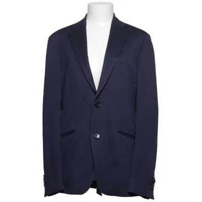 Blazer (Blå) fra Etro Cupro, Silke, Uld