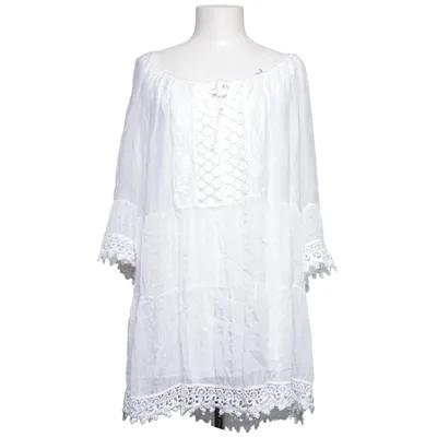 Tuniek (Wit) van Paprika Zijde, Viscose