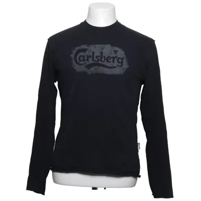 Langærmet t-shirt (Sort) fra Carlsberg Bomuld