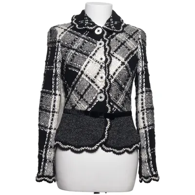 Jakke (Sort, Hvid) fra Rena Lange Akryl, Kashmir, Cupro, Mohair, Polyamid, Viscose, Uld