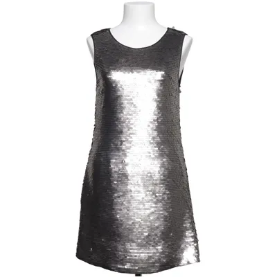 Jurk (Zilver, Zwart) van Zara Basic Elastaan, Polyester
