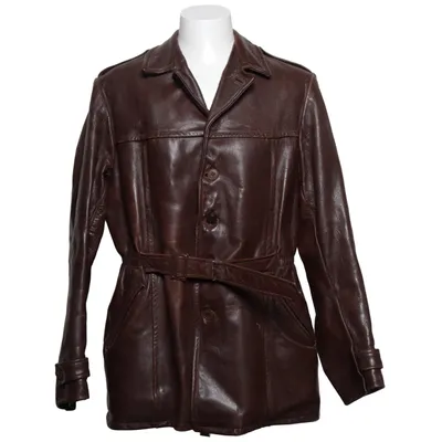 Veste en cuir (Marron) de Super Super Tee's