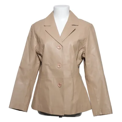 Leren blazer (Beige) van Mauritius Leer, Polyester