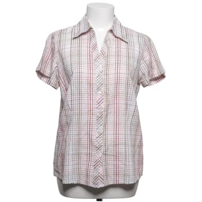 Chemise à manches courtes (Blanc, Rouge, Marron) de Birgitta Coton