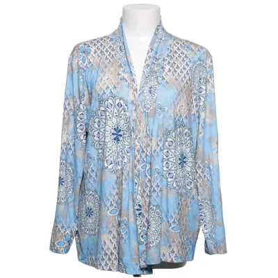 Cardigan (Blue, Beige, Multicolored) from Eugen Klein Elastane, Viscose