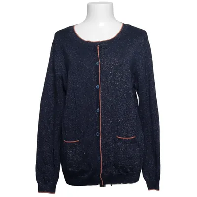 Cardigan (Bleu) de Un Jour Ailleurs Fibre métallique, Polyamide, Polyester, Viscose