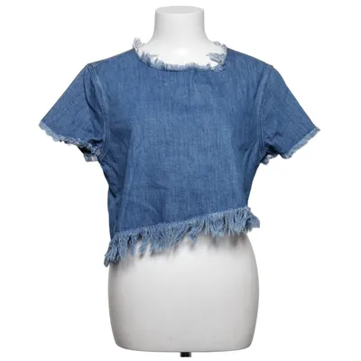Top (Blue) from Pull & Bear Denim Cotton