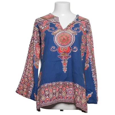Blouse (Blauw, Meerkleurig) van Hennes Katoen