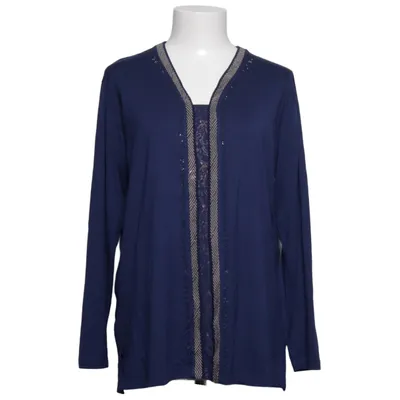 Langærmet t-shirt (Blå) fra Inci Elastan, Viscose