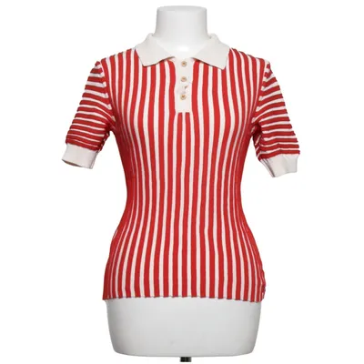 Polo (Rouge, Beige) de Mango Polyamide, Viscose