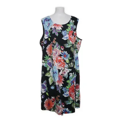 Klänning (Svart, Flerfärgad) från Sheego Bomull, Elastan, Polyester