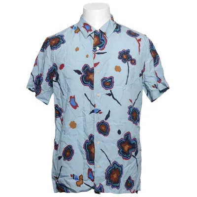 Chemise à manches courtes (Bleu, Multicolore) de Paul Smith Lyocell