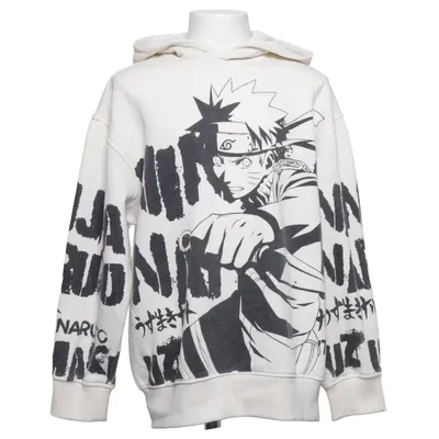 Capuchon sweater (Wit, Zwart) van Difuzed Katoen, Polyester