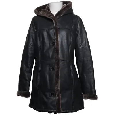 Shearling jacket (Brown) from Otto Kern Leather, Polyester