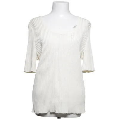 Top (Dalia bluse korte ærmer råhvid) fra Dalia Linned