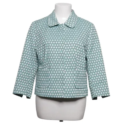 Blazer (Vert, Blanc) de More & More Coton, Élasthane, Polyester