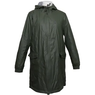 Regenmantel (Grün) von Zara Outerwear Nylon, Polyester, Viskose