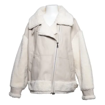 Shearling jacket (Beige, White) from Melya Melody Polyester