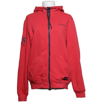Sweat à capuche (Rouge) de Race Marine Coton, Polyester