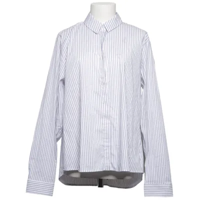 Chemise (Blanc, Bleu) de Rossana Diva Élasthane, Polyamide