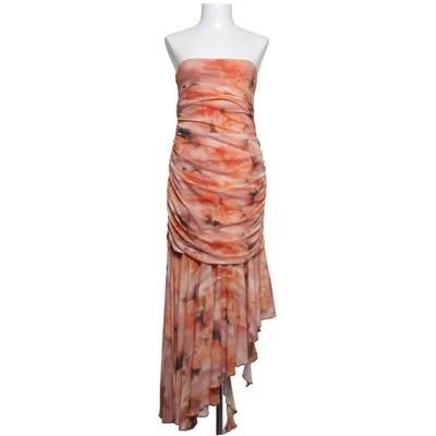 Kjole (Orange, Flerfarvet) fra Shein Curve Elastan, Polyester