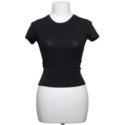 T-shirt (Zwart) van ICIW Katoen, Elastaan