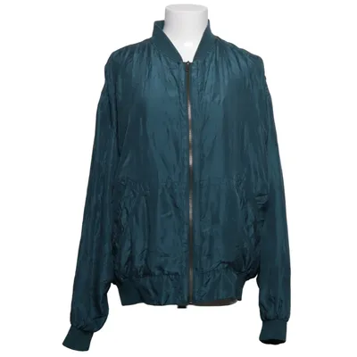 Blouson (Vert) de Pure Silk Polyamide, Soie