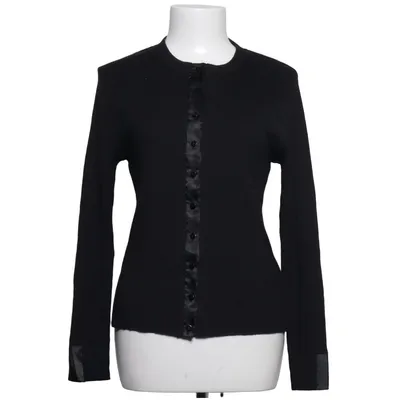 Cardigan (Black) from Andrea Mare Acrylic, Merino wool, Polyester