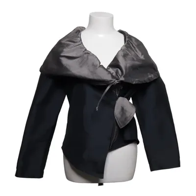 Wrap blouse (Gray) from She's Crazy