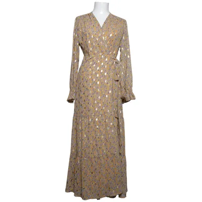 Robe portefeuille (Jaune, Multicolore) de Gold & Silver Polyester