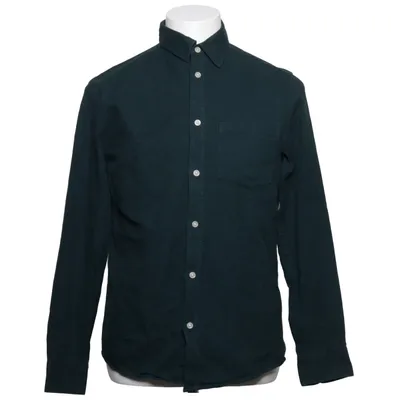 Buttondownskjorte (Grøn) fra H&M Man Bomuld