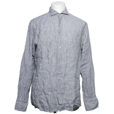 Shirt (Grijs) van Oscar of Sweden Linnen